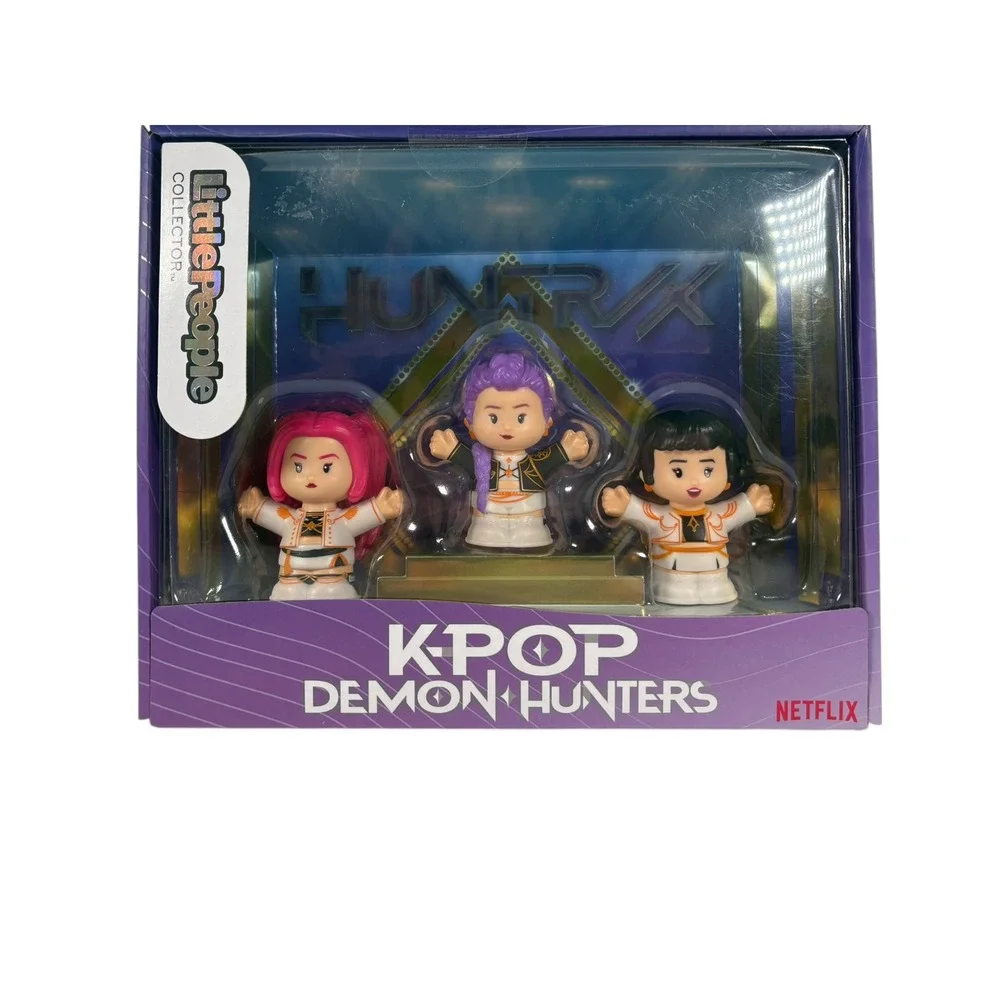 Fisher-Price Little People Collector Kids OS Purple New K-Pop Demon Hunters Set